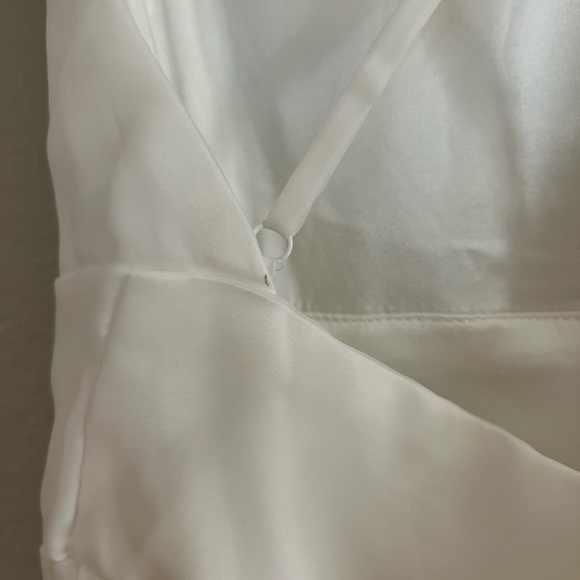 Give Your Love White Organza Backless Maxi Dres - Picture 5 of 7